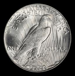 1935-p Peace Dollar $1 Grades ms65