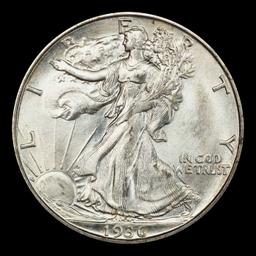 1936-s Walking Liberty Half Dollar 50c Grades ms65