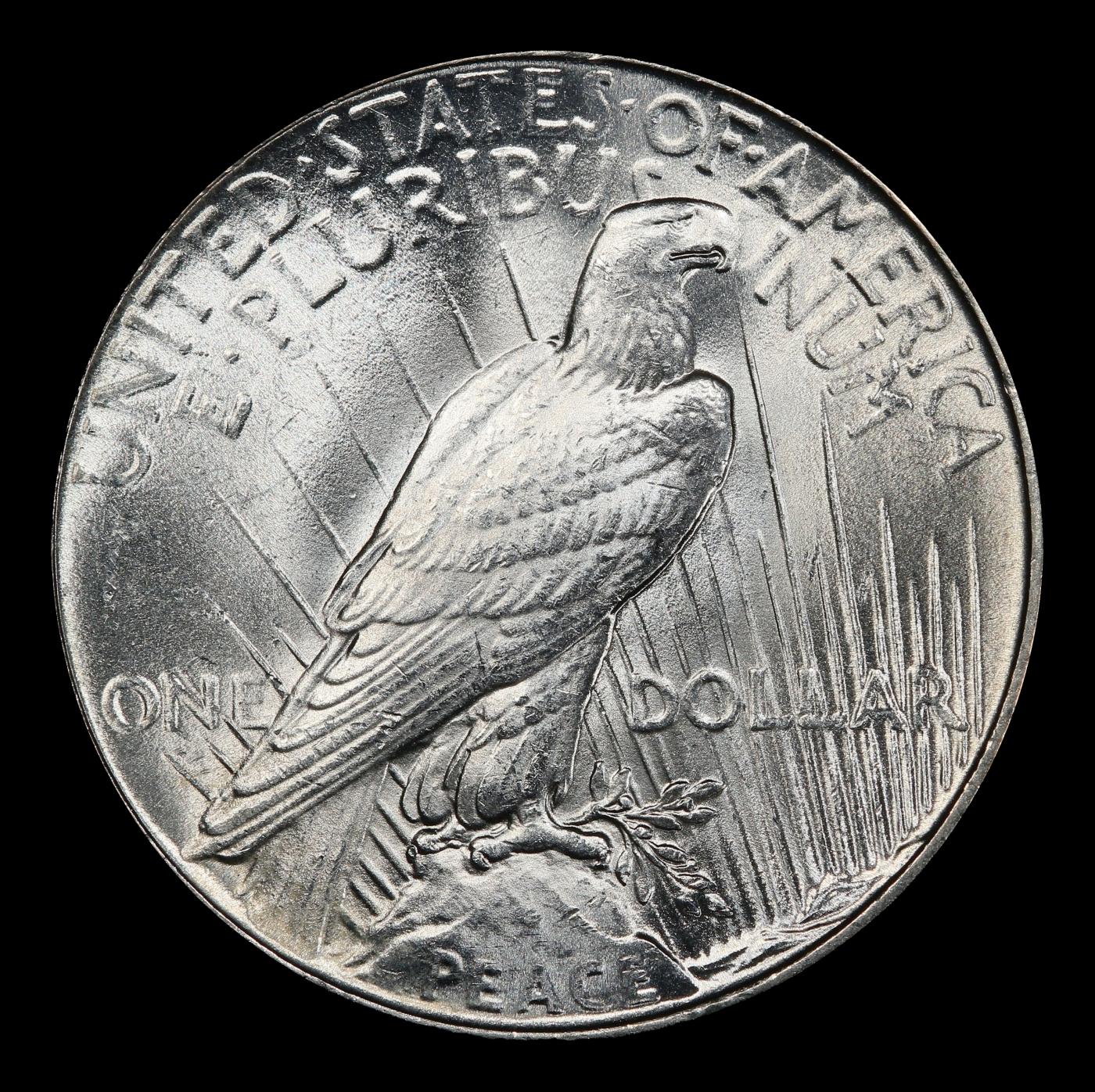 1934-p Peace Dollar $1 Grades ms64
