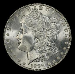 1888-p Morgan Dollar Near Top Pop! $1 ms67+ SEGS