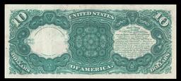 1880 $10 United States Note "Jackass Note" Grades Select AU Signatures Lyons/Roberts