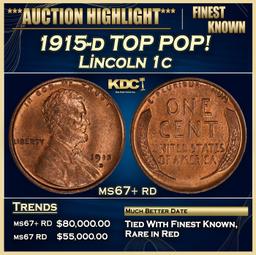 1915-d Lincoln Cent TOP POP! 1c ms67+ rd SEGS