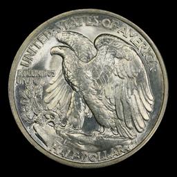 1934-d Walking Liberty Half Dollar Near Top Pop! 50c ms67 SEGS