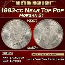 1883-cc Morgan Dollar Near Top Pop $1 ms67+ SEGS