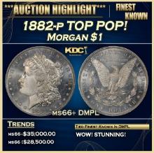 1882-p Morgan Dollar TOP POP! $1 ms66+ DMPL SEGS