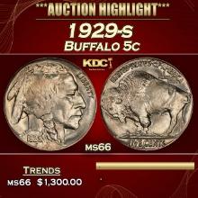 1929-s Buffalo Nickel 5c ms66 SEGS