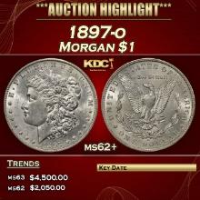 1897-o Morgan Dollar $1 ms62+ USCG