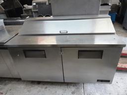 True 60" Sandwich Prep Table