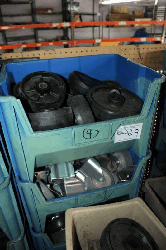 Bins of Assorted Castors