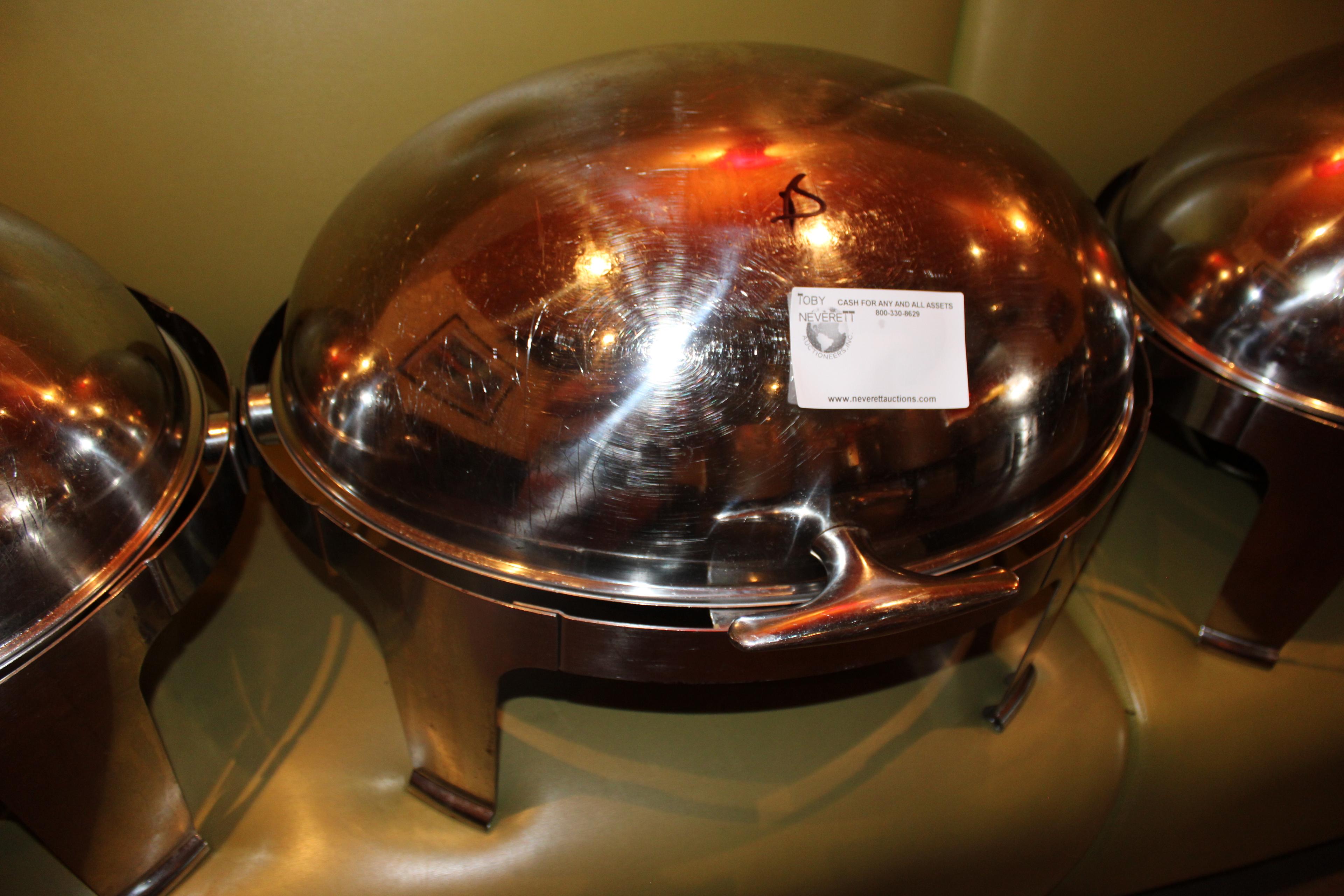 Large Oval Roll Top Chafing Dish