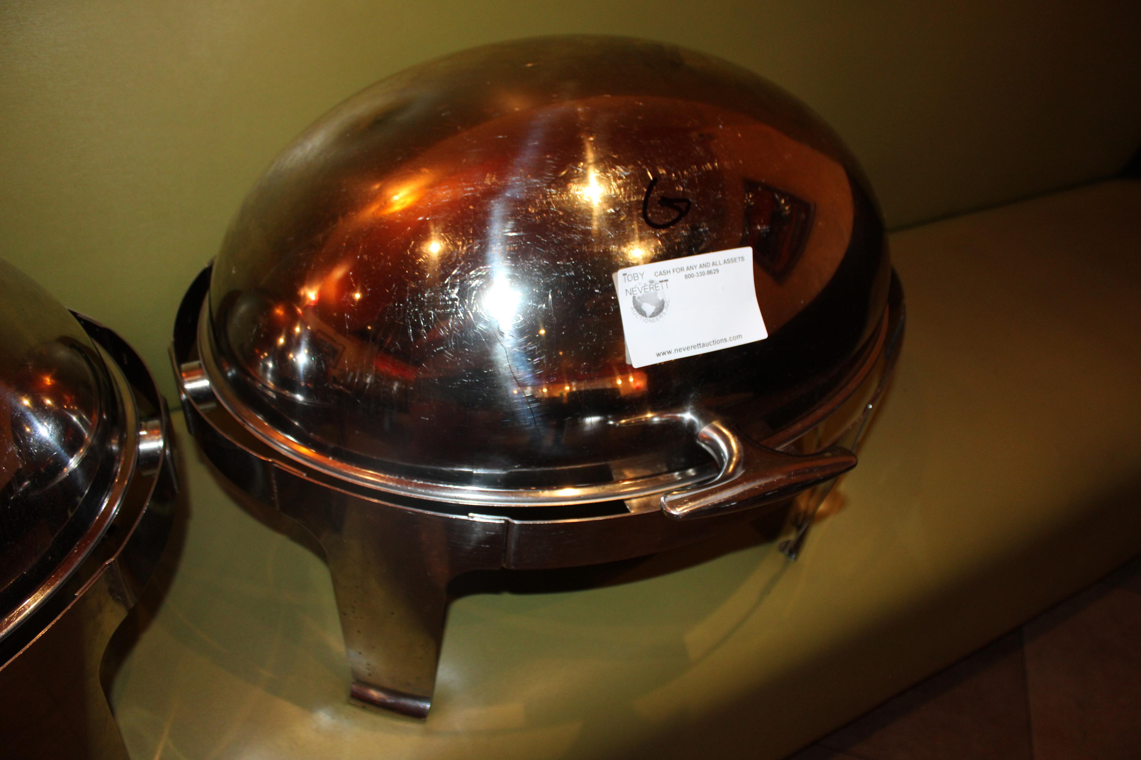 Large Oval Roll Top Chafing Dish