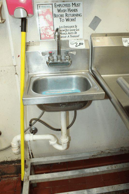 Stainless Hand Sink