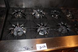 Asber 6 Burner Range with Oven