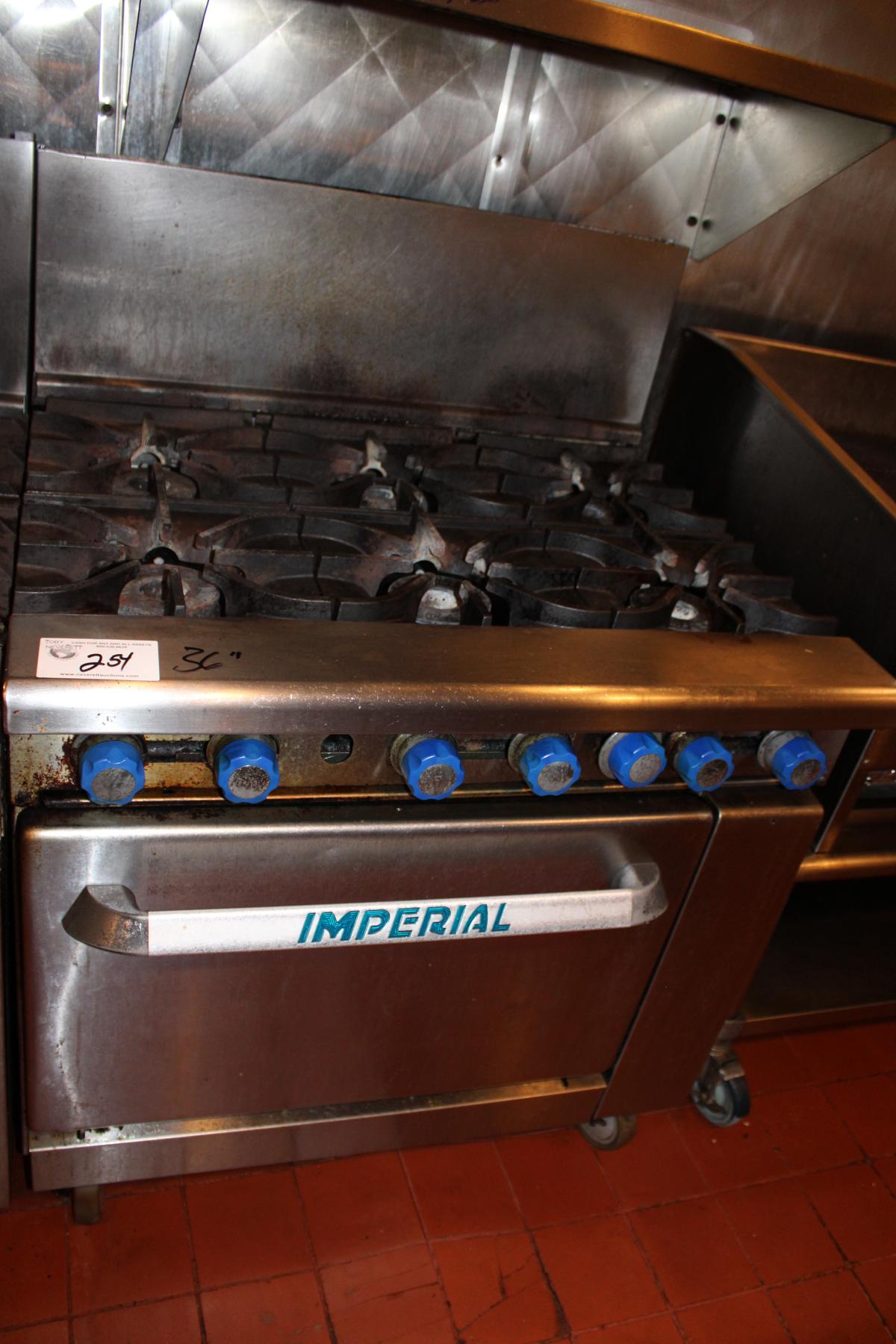 Imperial 6 Burner Range with Oven