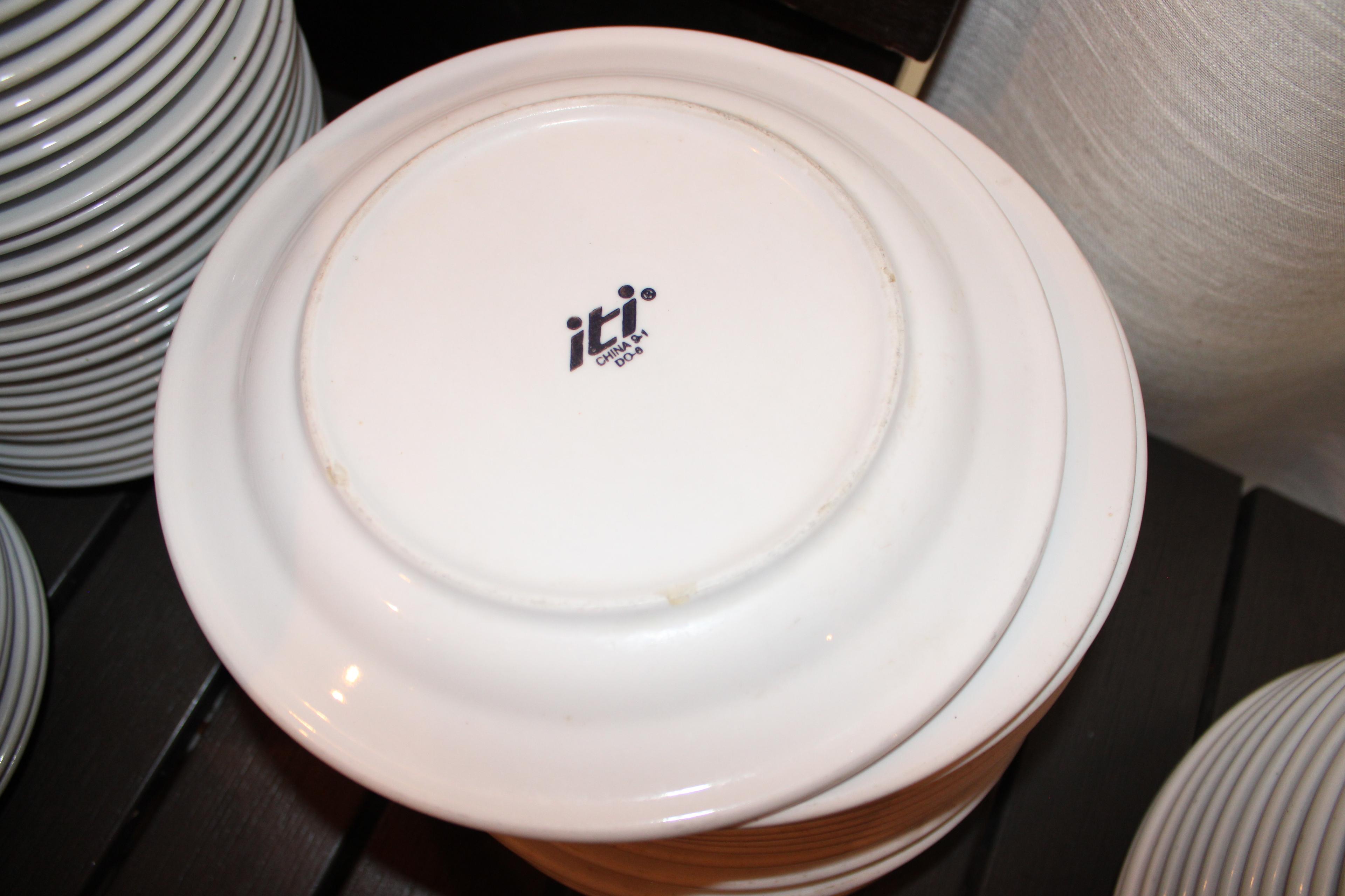 ITI China 10" White Plate