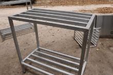 Aluminum 24"x45.5"x48" Dunnage Rack