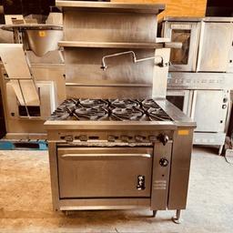 Monatagor Heavy Duty 6 Burner Range w/ Pot Filler