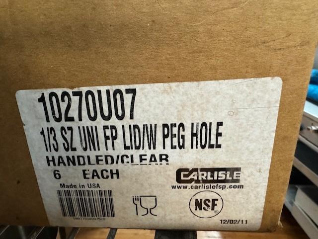 NEW Carlisle 1/3 Clear Poly Carbon Tops