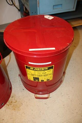 Flammable Garbage Can
