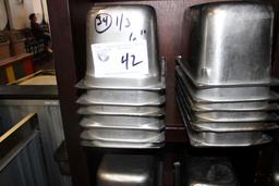 Stainless 1/3 6" Inserts
