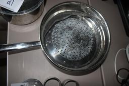 Saute Pan with Steamer Basket & Lid