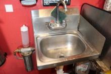 Stainless 15" Wall Mount Hand Sink