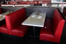 Complete 6 Person Booth & Tables