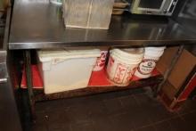 Stainless 30"x60 " Table
