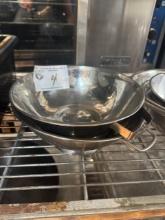 Footed & Handled Stainless Mixing Bowls