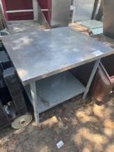 Stainless 30"x36" Table