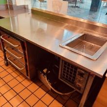 Stainless Steel Table with Sink