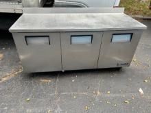 True 72" Work Top Cooler