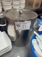 Large Hammered Ice Bin
