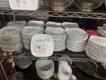 ITI 7.5"x7.5" White Plates