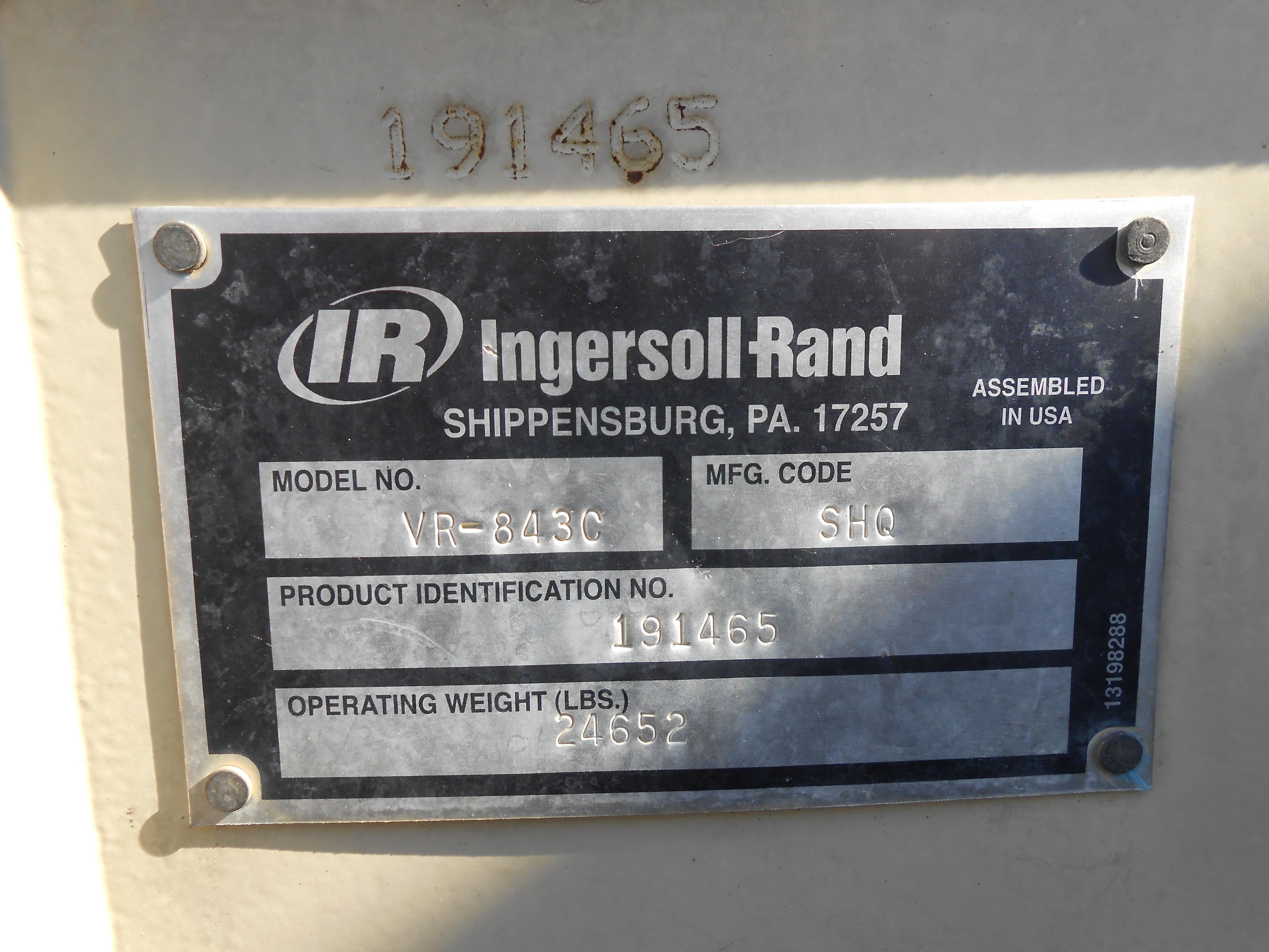 2006 INGERSOLL-RAND TELESCOPIC BOOM FORK-LIFT VR-843C,4WD,ENCLOSED CAB, W /