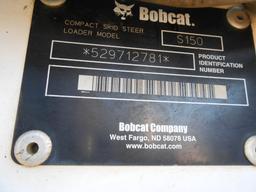 2007 BOBCAT S150 SSL W / BUCKET,REMOTE HYD W/ 3170 HOURS