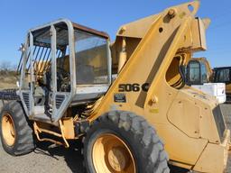 1998 JCB 506C TELESCOPIC BOOM FORKLIFT OROPS, 4WD, 6000LBS LIFT CAPACITY, 4