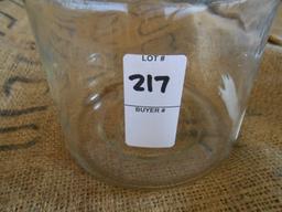 GLASS OIL LAMP BOTTOM