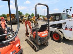 2013 KUBOTA K008-3 MINI EXCAVATOR