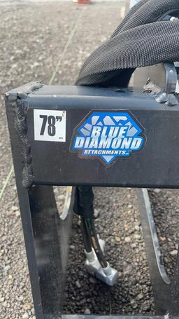 BLUE DIAMOND 78" SKELETON GRAPPLE BUCKET