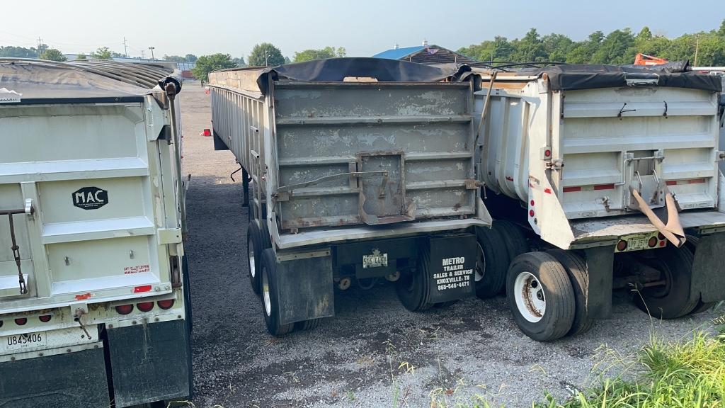 FRUEHAUF 32' TRI AXLE SEMI DUMP TRAILER