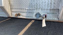1989 EAST 45' SPREAD AXLE FLATBED SEMI TRAILER