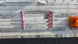 1989 EAST 45' SPREAD AXLE FLATBED SEMI TRAILER