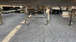 1989 EAST 45' SPREAD AXLE FLATBED SEMI TRAILER