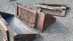 66" SMOOTH SKID STEER BUCKET