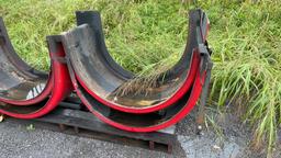 QTY 2) DOUBLE HUMP FENDERS