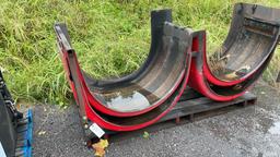 QTY 2) DOUBLE HUMP FENDERS