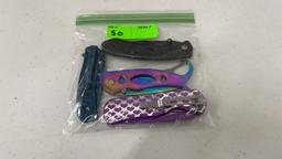 QTY 4) ASSORTED POCKET KNIVES