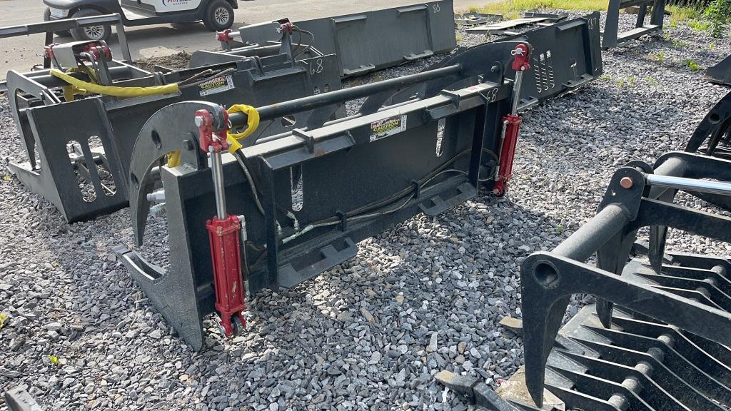 UNUSED 68" SKID STEER ROOT RAKE GRAPPLE