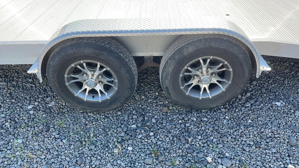 82" X 18' ALUMINUM BUMPER PULL TRAILER